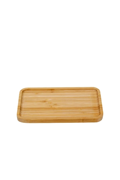 Dikdörtgen Bambu Sunumluk 14x24 cm - Resim 4