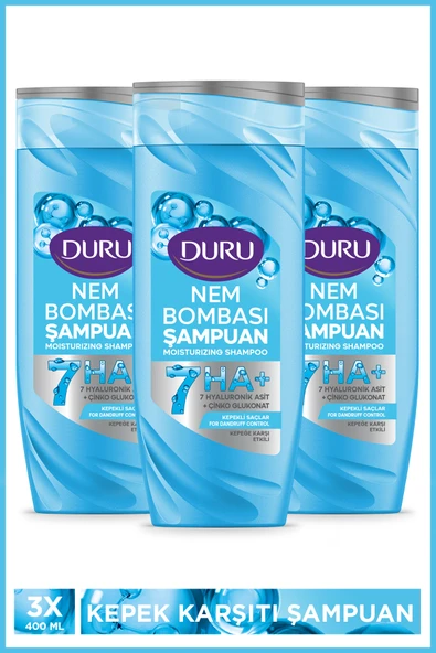 MAVİ Duru Kepekli Saçlar için Kepeğe Karşı Etkili Şampuan 3x400 Ml ürün görseli 1