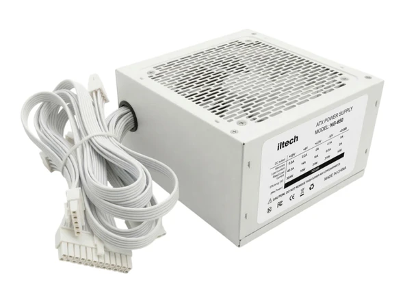 iltech 650W 80+ Atx M-Atx Power Supply Güç Kaynağı Kutusuz Beyaz ürün görseli 1