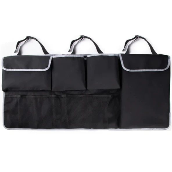 EtaShop Su Geçirmez Araç Bagaj Organizeri 3 Askılı Arka Koltuk Düzenleyici Çok Cepli Bagaj Düzenleyici ürün görseli 1