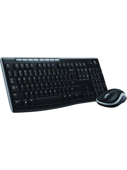 Logitech MK270 Q TR KABLOSUZ KLAVYE MOUSE SET SİYAH 920-004525 ürün görseli 1