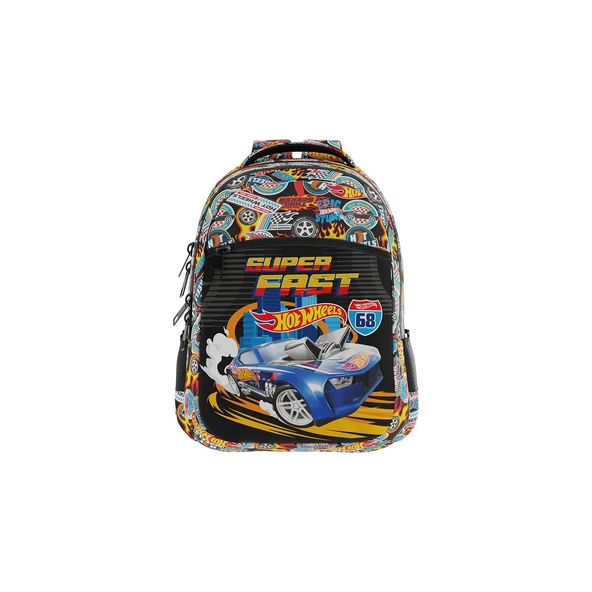 Tmn Hot Wheels Okul Çantası 3 Bölmeli Okul Sırt Çantası ürün görseli 1