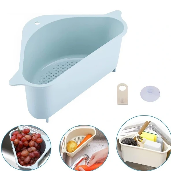 Süzgeçli Lavabo Süzgeci - Vakum Aparatlı Kenar Süzgeci ürün görseli 1