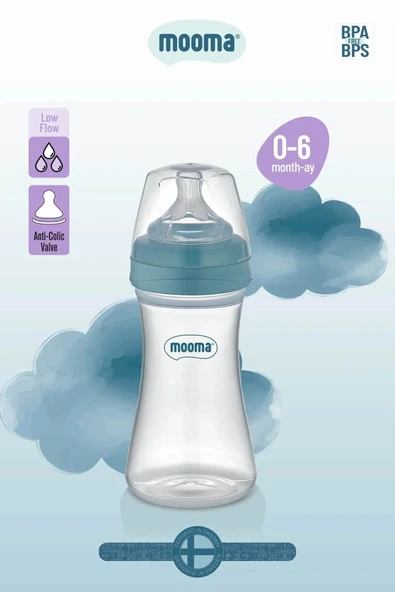 Biberon Anti Kolik Biberon 250 Ml Kapaklı Biberon 0 - 6 Ay (yavaş Akış) ürün görseli 1