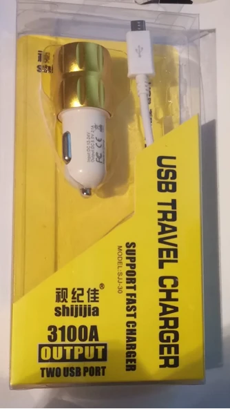 Çift Usb Girişli 3.1 Çıkışlı Seyahat Seti Android / Micro Usb - Resim 2