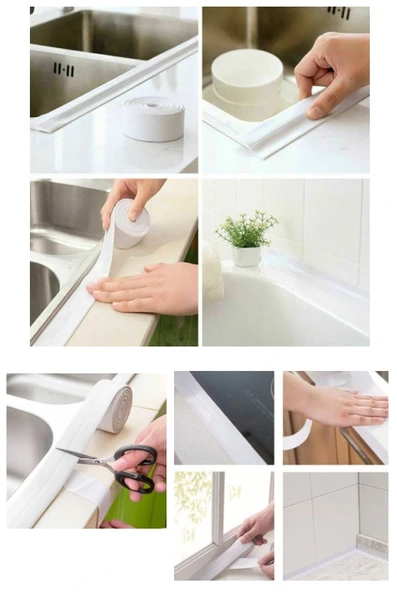 Su Sızdırmaz Bant Lavabo Küvet Kenar Bandı 4 Cm ürün görseli 1