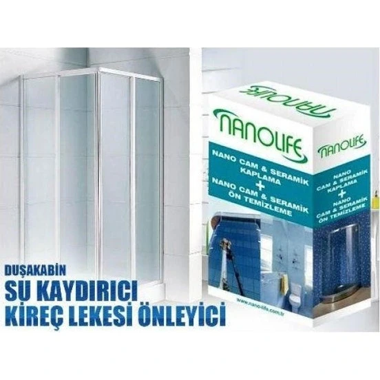 Nanoteknolojik Duşakabin Su Kaydırıcı 2 Yıl Etkili ürün görseli 1