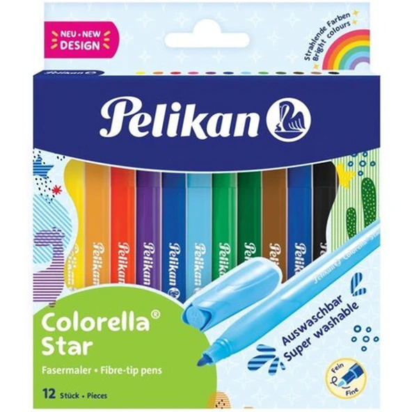 Pelikan Keçeli Kalem Colorella 12 Renk ürün görseli 1