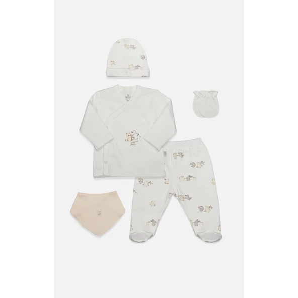 Bistyle 5li Hastane Çıkışı With You Family 12113 Bej ürün görseli 1