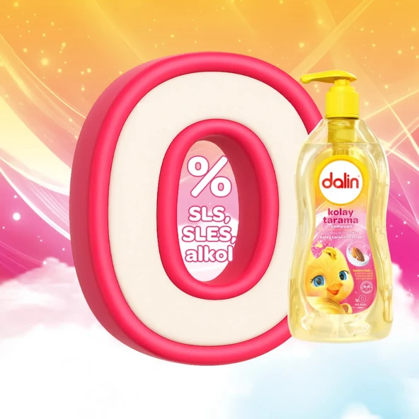 Dalin Kolay Tarama Bebek Şampuanı 700 Ml - Resim 4