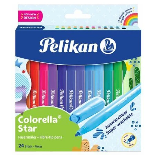 Pelikan Keçeli Kalem Colorella 24 Renk Keçeli ürün görseli 1