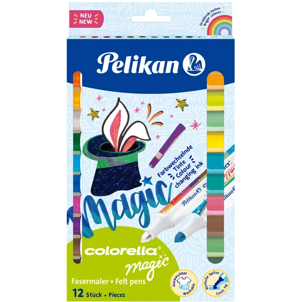 Pelikan Keçeli Kalem Colorella Magic 12 Renk ürün görseli 1