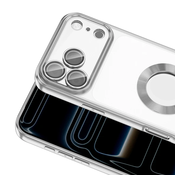 Apple iPhone 17 Pro Max Uyumlu Kılıf Kamera Korumalı Logo Gösteren Zr-Omega ürün görseli 1