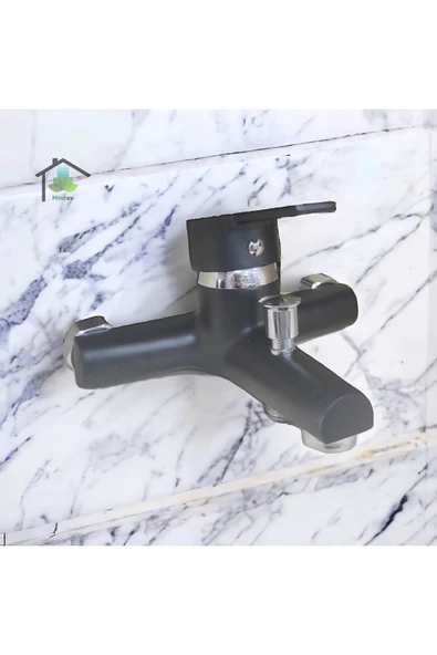 mintev Siyah Ultra Lüks Banyo Bataryası ürün görseli 1