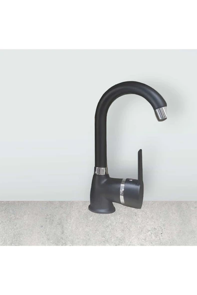 mintev Siyah Ultra Lüx Lavabo Bataryası - Resim 2