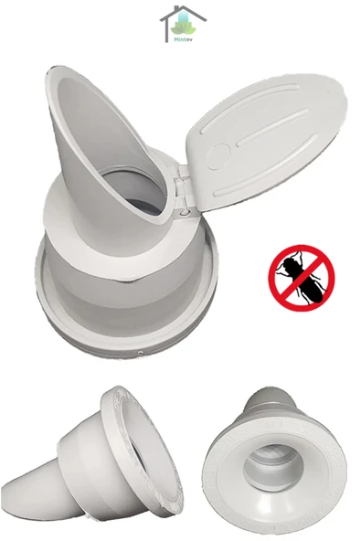 mintev Lavabo Koku Giderici Çek Valfli Haşere Önleyici Lavabo Gider Adaptör Conta Ø50 ürün görseli 1