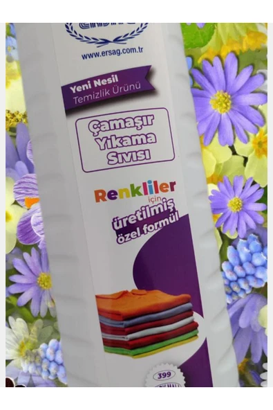 Ersağ Çamaşır Yıkama Sıvısı ( Renkliler Için ) 1000 ml ürün görseli 1