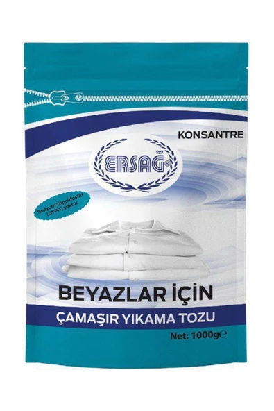 Ersağ Beyaz Çamaşır Yıkama Tozu 1000 gr ürün görseli 1