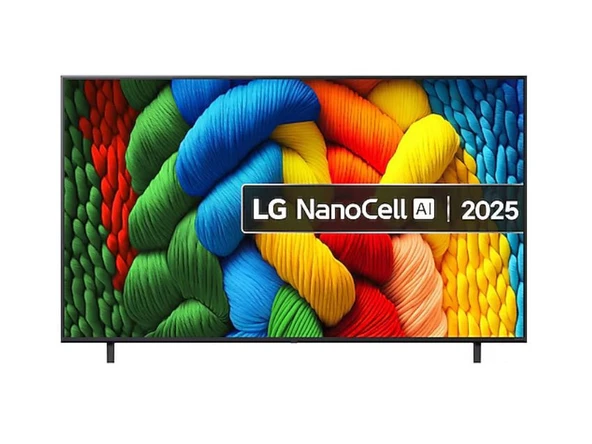 LG NanoCell 75NANO80A6B 4K Ultra HD 75" 190 Ekran Uydu Alıcılı webOS Smart LED TV ürün görseli 1