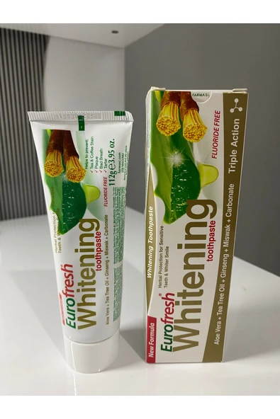 Farmasi Eurofresh Whitening Aloe Veralı Misvaklı Diş Macunu ürün görseli 1