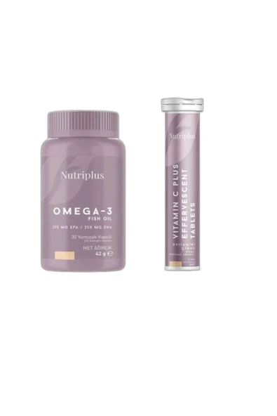 Farmasi Nutrıplus Omega 3 Balık Yağı & C Vitamin Tablet ürün görseli 1