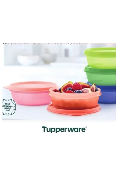 Tupperware Şeker Kaplar 300 ml Buzdolabı Saklama Kahvaltlık Kaplar 5'li ürün görseli 1