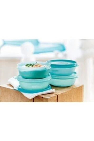 Tupperware Mavi Şeker Saklama Kapları 4 Lü - Resim 2
