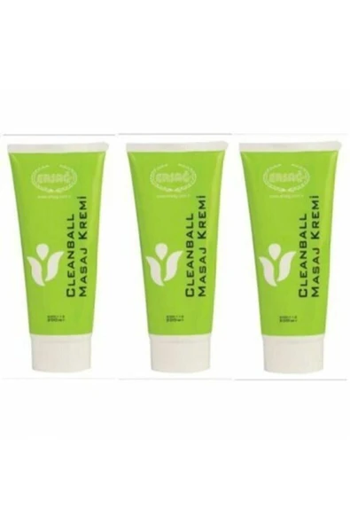 Ersağ Cleanball Masaj Kremi 100 ml  3 Adet ürün görseli 1