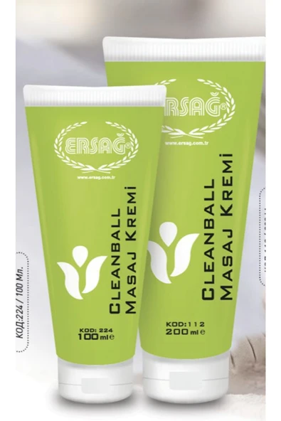 Ersağ Cleanball Masaj Krem 100 Ml. ürün görseli 1