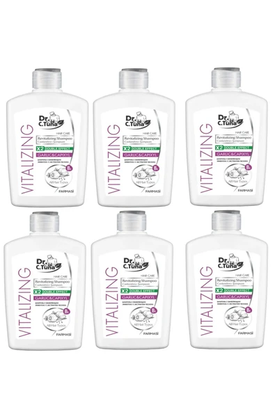 Farmasi Dr. C.tuna Vitalizing Sarımsak & Capıxyl Koparak Dökülen Saçlar Için Şampuan 6 X Adet ürün görseli 1