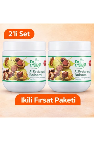 Farmasi Dr. C. Tuna At Kestanesi Masaj Jeli 500 ml 2 adet ürün görseli 1