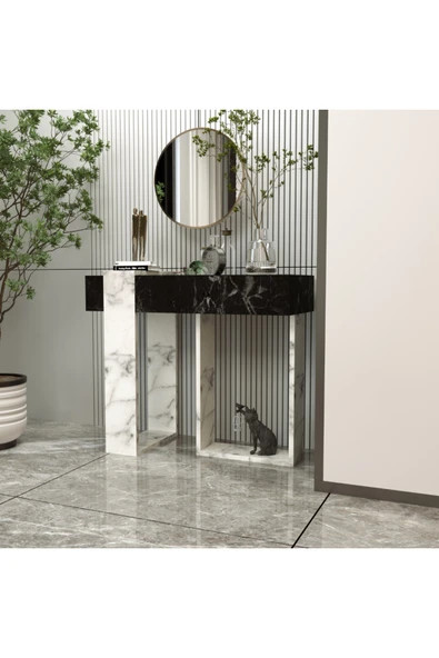 klubeconcept %100 MDF Mermer Desen Modern Dresuar ürün görseli 1