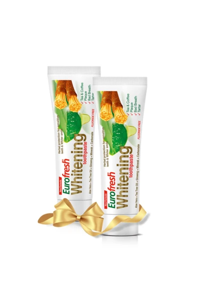 Farmasi Aloe Veralı Misvaklı Beyazlatıcılı Diş Macunu 2li Alım 112gr ürün görseli 1