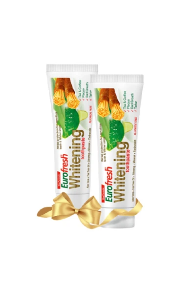 Farmasi Eurofresh 112g 2 Adet Misvaklı Beyazlatıcı Diş Macunu ürün görseli 1