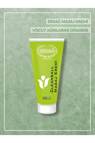 Ersağ Cleanball Masaj Kremi 200 Ml- Myshp9389 ürün görseli 1