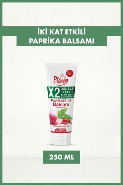 Farmasi Dr. C. Tuna İki Kat Etkili Paprika Özlü Masaj Balsam 250 ml ürün görseli 1