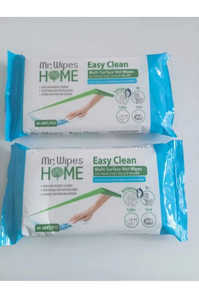 Farmasi Mr.wipes Easy Clean Temizleme Mendili Okyanus Kokulu 2 li ürün görseli 1