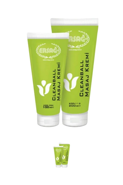 Ersağ ERSAĞ MASAJ KREMİ 200 ML VE 100 ML (İKİLİ SET) ürün görseli 1