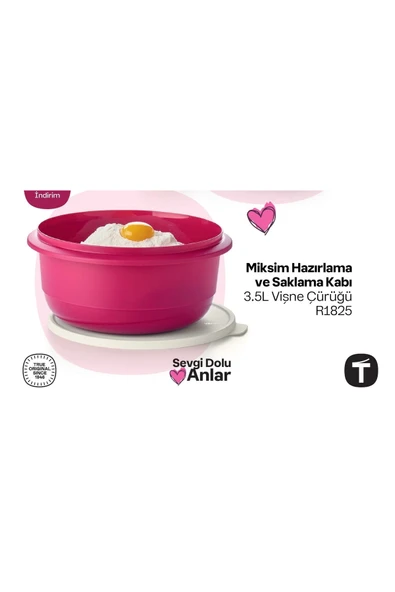 Tupperware Miksim Hazırlama ve Saklama Kabı 3,5LT ürün görseli 1