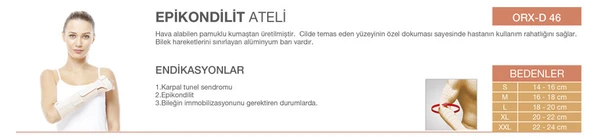 ORLEX Epikondilit Ateli ORX-D46 - Resim 2