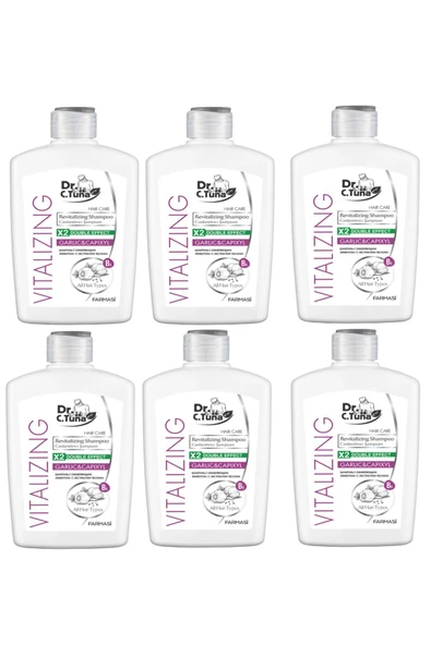 Farmasi Dr. C.tuna Vitalizing Sarımsak & Capıxyl Koparak Dökülen Saçlar Için Şampuan 6 X Adet ürün görseli 1