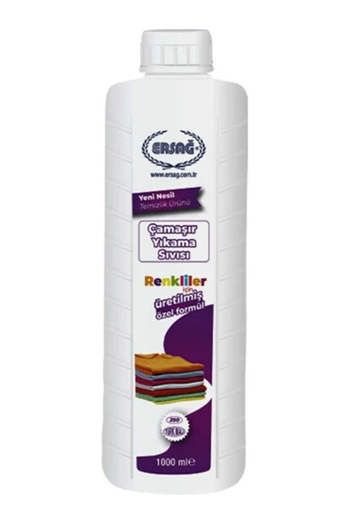Ersağ Çamaşır Yıkama Sıvısı ( Renkliler Için ) 1000 ml 399-6 ürün görseli 1
