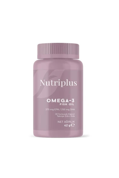Farmasi Nutriplus omega-3 fısh oıl 375mg epa/250mg ürün görseli 1