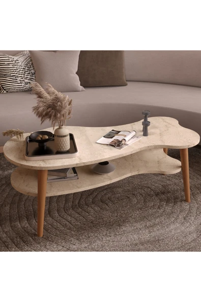 klubeconcept WaveLine Modern Orta Sehpa %100 MDF ürün görseli 1