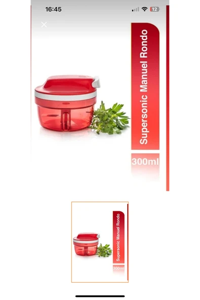 Tupperware rondo supersonic - Resim 2