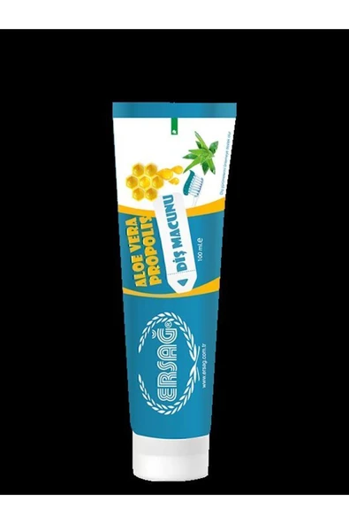Ersağ Diş Macunu 100 ml Aloe Vera Propolis - Resim 2