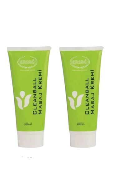 Ersağ Cleanball Masaj Krem 200ml x 2li Adet Özel Set ürün görseli 1