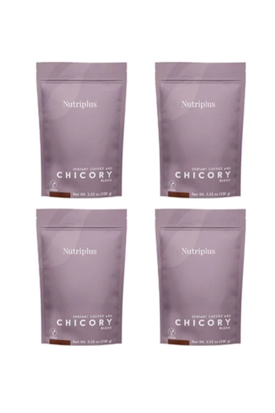 Farmasi 4 Paket Nutriplus Nutricoffee Hindiba Kahve 100 gr-9700701 ürün görseli 1