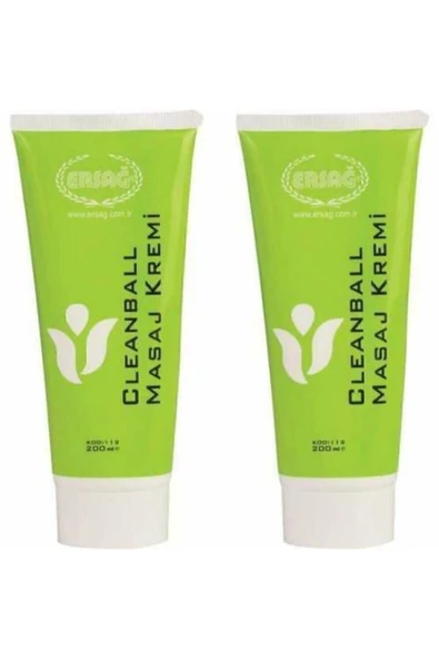 Ersağ Clean Ball Masaj Kremi 200 ml 2 Adet ürün görseli 1