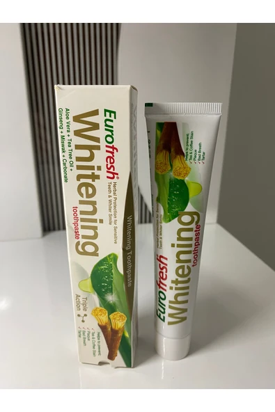 Farmasi Eurofresh Whitening Aloe Veralı Misvaklı Diş Macunu 50g ürün görseli 1